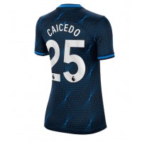Chelsea Moises Caicedo #25 Udebanetrøje Dame 2023-24 Kortærmet